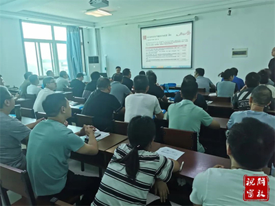 解放區應急管理局:開展安全培訓,筑牢安全防線